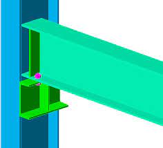 beam column web with channel seat