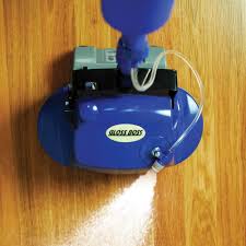floor scrubber with spray applicator