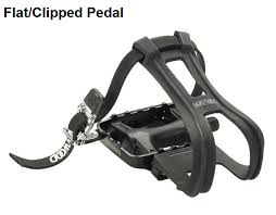 exercise bike pedals flat vs clipless
