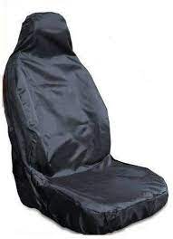 Heavy Duty Black Drivers Car Seat Cover