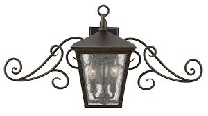led outdoor lantern wall sconce