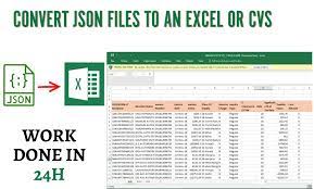 convert json files into an excel or csv