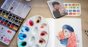 A Guide To Watercolor Self Portraits