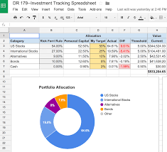 A prelude to asset allocation An Awesome And Free Investment Tracking Spreadsheet