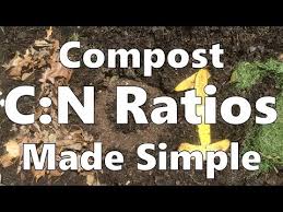 Compost Carbon Nitrogen Ratios Made Simple