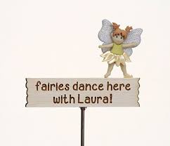 Personalised Fairy Garden Sign Custom