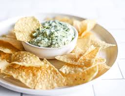 creamy artichoke spinach dip olive