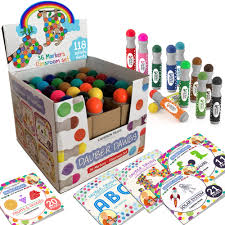 This beautifully designed activity set contains multiple tasks, that will help to develop toddlers focus. Amazon Com Washable Dot Markers 36 Pack With 121 Activity Sheets For Kids Gift Set With Toddler Art Activities Preschool Children Arts Crafts Supplies Kit Special Holiday Bingo Dabbers Dobbers Dauber Dawgs Office