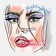 makeup handwritten e fashion