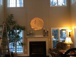 Large Clock Placement Over Fireplace