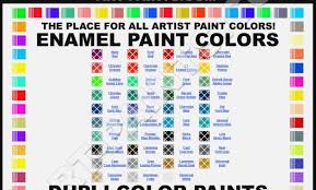 Revell Paint Conversion Chart Enamel Paint Chart