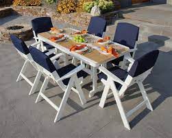 polywood nautical 7 piece dining set