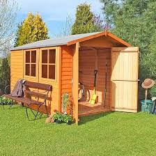 Wooden Garden Shed With Opening Windows