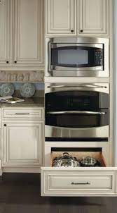 Microwave Over Double Oven Kitchen