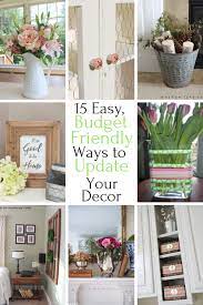 your decor and home on a budget