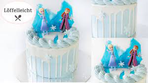 Danish frozen chocolate torte adapted from junior league of palo alto is made with layers of meringue and chocolate flavored whipped cream. Frozen Torte Motivtorte Mit Anna Und Elsa Anleitung Youtube