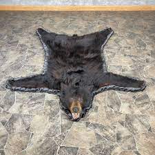 black bear full size rug
