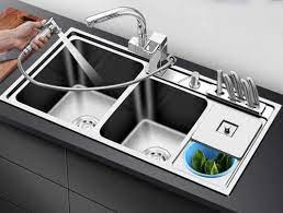 ss shines kitchen sink set double