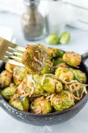 air fryer smashed brussel sprouts