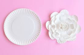 Paper Plate Flowers One Little Project