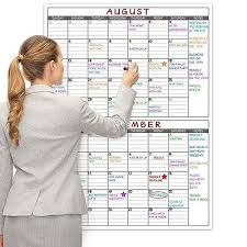 Large Dry Erase Calendar For Wall