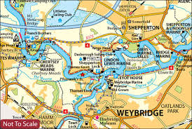 River Thames Thames Path Heron Map