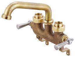 central brass two handle wall mounted