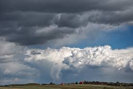 clouds storm weather village