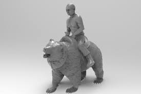 Actual footage of amazing leader vlad putin fighting evil american bear pig swine in fight promo from glorious motherland russia. Download Free Stl File Putin On Bear 3d Print Object Cults