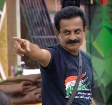 You can watch his simple and humble life throught this video. Download Plain Meme Of Rajith Kumar In Bigg Boss Movie With Tags Smile Chiri Nottam Reality Show Kai Choondal