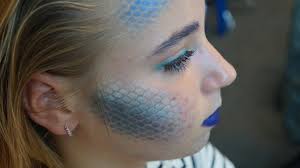 get the mermaid look with simple makeup
