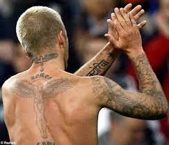 After his start with manchester united in the uk. David Beckhams Tattoos Promi Tattoos