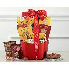 chocolate delights gift basket with