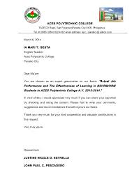 Application Letter For Ojt Hrm Students Appeal Letters Sample FAMU Online Application  Letter For Ojt Hrm Apotheek Sibilo