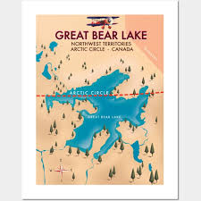 Great Bear Lake Canada Map Great Bear