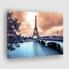 Paris Canvas Print Eiffel Tower Art