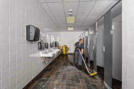 how to clean commercial restroom tile