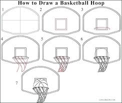 Basketball Half Court Template Basketball Basketball Court Template Word