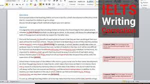 Writing Correction Service Ted Ielts