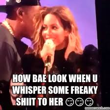 how bae look when u whisper some freaky shiit to her 😏😏😏 via Relatably.com