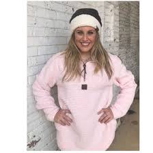 Sherpa Pullover C C Pale Pink Girlie Girl Original Sold At