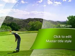 Free Golf Training Powerpoint Template Free Powerpoint