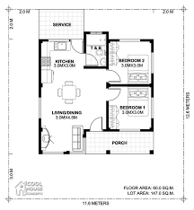 Two Bedroom House Design House Plans