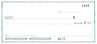 Printable Blank Check Template Format Min Cheque Template