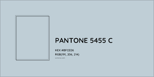 about pantone 5455 c color color