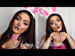 cute bunny makeup tutorial halloween
