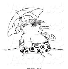 Simply do online coloring for spiderman versus sandman coloring page directly from your gadget, support for ipad, android tab or using our web feature. Vector Of A Cartoon Sandman On A Beach With An Umbrella Outlined Coloring Page By Toonaday 22176