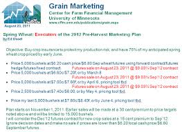 Pricing 2012 Hard Red Spring Wheat Eds World Grain
