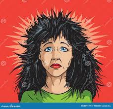 Bad Hair Day Cartoon Stock Illustrations – 80 Bad Hair Day Cartoon Stock  Illustrations, Vectors & Clipart - Dreamstime