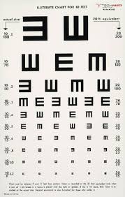 Graham Field 1262 Illiterate E Eye Test Chart